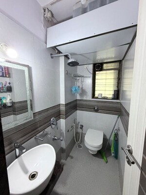 Bathroom in 2 BHK Apartment at Kabra Nandanwadi, Goregaon West – for Sale
