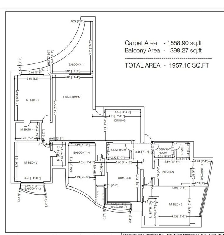 Map Location, evershine-jewel 3 Bedroom 2000 Sq.Ft. Apartment In Khar West Mumbai 10587832