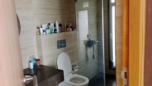 Bathroom in 3 BHK Apartment at Bandra West – for Rent