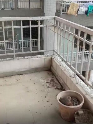 Balcony in 3 BHK Apartment at Value Meadows Vista, Raj Nagar Extension – for Sale
