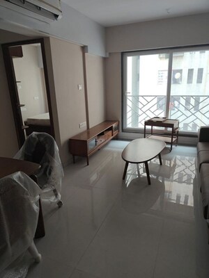 Living Room in 1 BHK Apartment at Khar West – for Rent