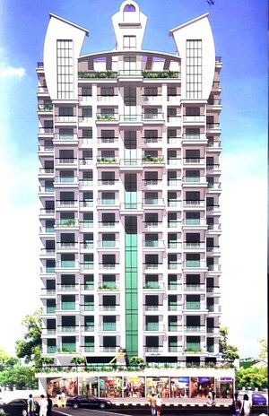 2 BHK Apartment – Exterior View View at Ashtavinayak Residency Kharghar, Kharghar - for Rent