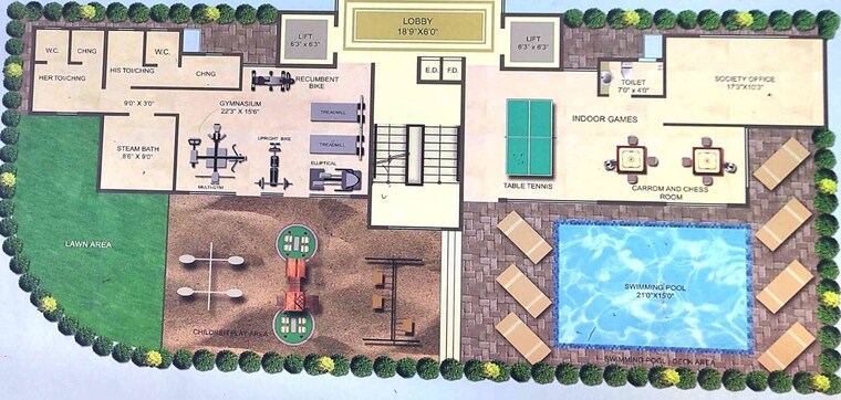 Master Plan, ashtavinayak-residency-kharghar 2 Bedroom 1095 Sq.Ft. Apartment In Kharghar Navi Mumbai 10587892