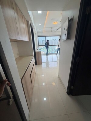 Building Lobby in 1 BHK Apartment at Lodha Casa Viva, Majiwada – for Rent