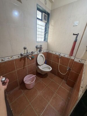 Bathroom in 2 BHK Apartment at Lodha Paradise, Majiwada – for Rent