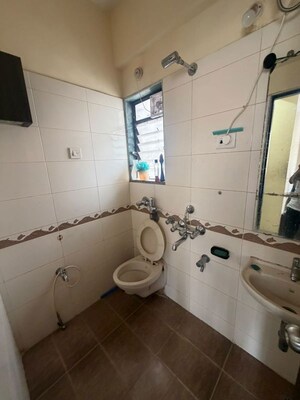 Bathroom in 2 BHK Apartment at Lodha Paradise, Majiwada – for Rent