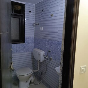 Bathroom in 2 BHK Builder Floor at Chattarpur – for Rent
