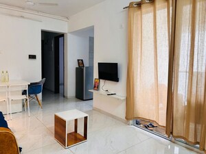 Living Room in 2 BHK Apartment at Luxetech Bhagyoday, Baner – for Sale