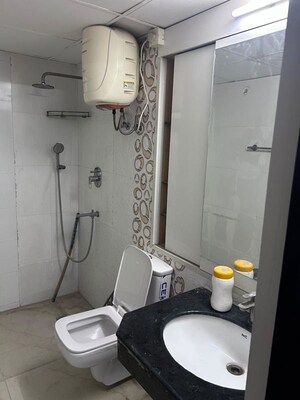 Bathroom in 3 BHK Apartment at Shipra Srishti, Ahinsa Khand 1 – for Rent