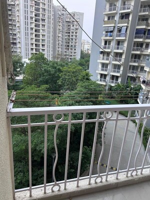 Balcony in 3 BHK Apartment at Shipra Srishti, Ahinsa Khand 1 – for Rent