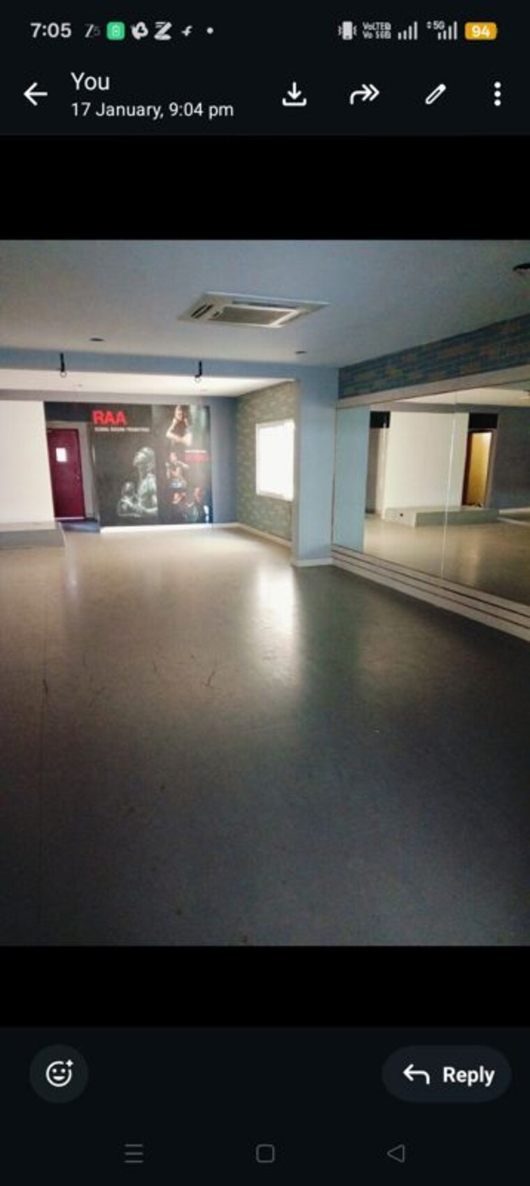 Floor Plan, embassy-icon Commercial Showroom 1600 Sq.Ft. In Infantry Road Bangalore 9954450
