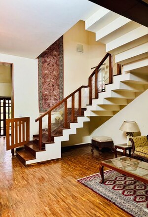 Staircase in 3 BHK Villa at Adarsh Palm Meadows, Whitefield – for Sale