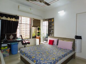 Bedroom in 4 BHK Apartment at Thakur Vishnu Shivam Tower, Kandivali East – for Rent