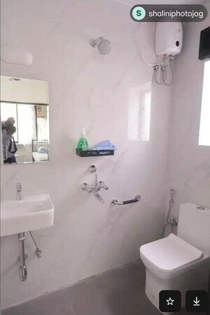 Bathroom in 2 BHK Apartment at Unity Wadala CHS, Antop Hill – for Rent