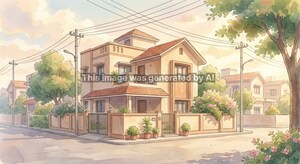  Independent House – Exterior View View at Okha - for Sale