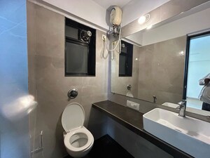 Bathroom in 2.5 BHK Apartment at Hubtown Hill Crest, Andheri East – for Rent
