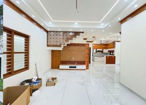 Living Room in 3 BHK Apartment at Aurobindo The Regent, Kondapur – for Rent