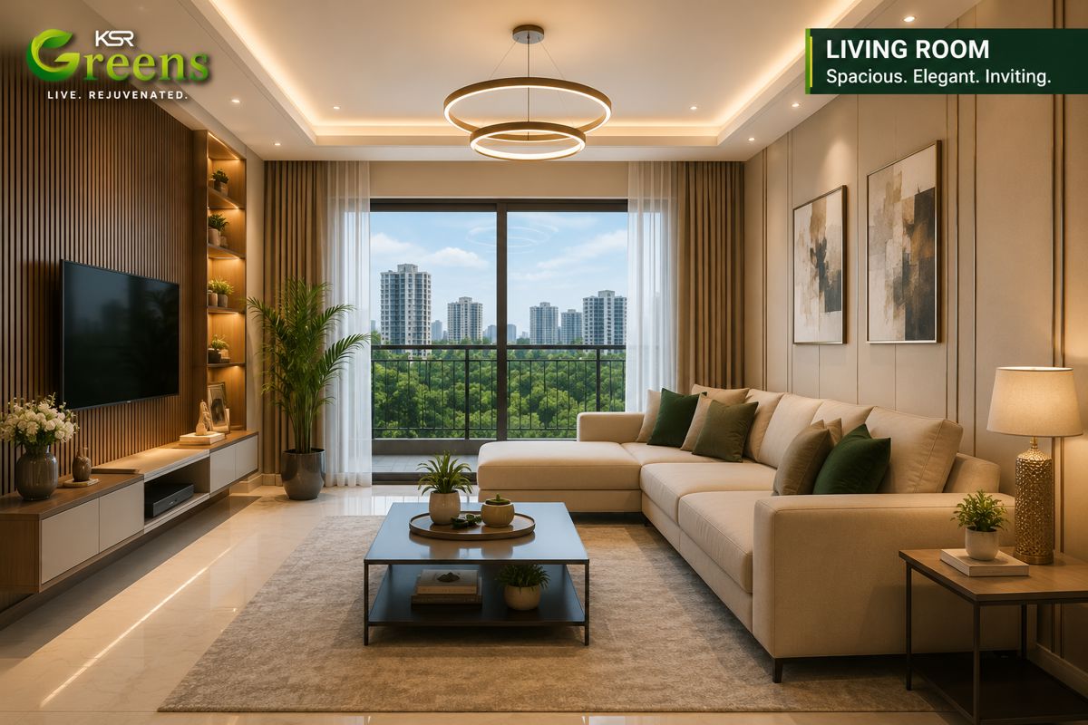 3 BHK + Prayer Room,Study Room 1750 Sq.Ft. Apartment in Kollur Gated Community