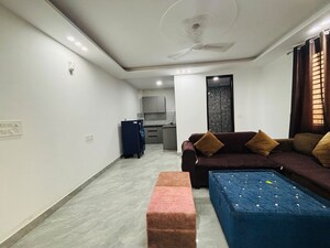 Living Room in 1 BHK Apartment at Freedom Fighters Enclave – for Rent