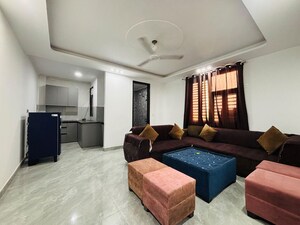 Living Room in 1 BHK Apartment at Freedom Fighters Enclave – for Rent