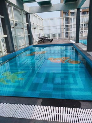 Swimming Pool in 4 BHK Apartment at Siddhi Highland Haven, Balkum Pada – for Rent