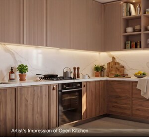 Kitchen in 4 BHK Apartment at Sobha One Residences, Hoskote – for Sale