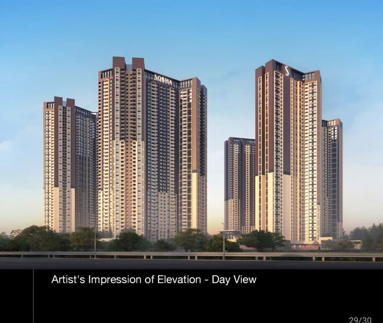Exterior View, sobha-one-residences 2 Bedroom 1204 Sq.Ft. Apartment In Hoskote Bangalore 10588264