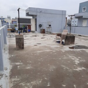 Terrace in 1.5 BHK Independent House at Ameenpur – for Rent