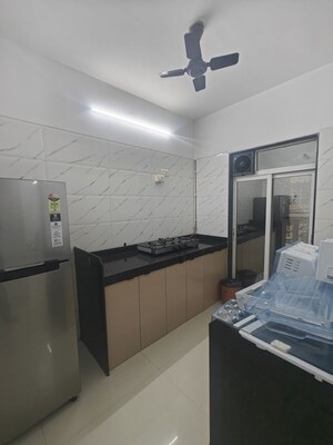 Kitchen in 2 BHK Apartment at Laxcon Plaza, Nerul – for Rent