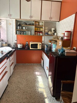 Kitchen in 3 BHK Apartment at Sahadeo Heights, Aundh – for Rent