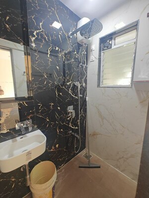 Attached Bathroom in 3 BHK Apartment at Seawoods Sector 40 – for Rent