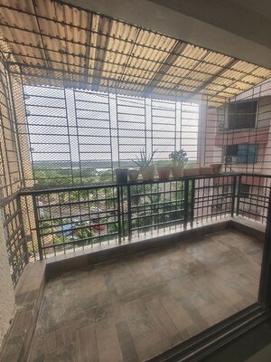 Balcony in 2 BHK Apartment at Platinum Balaji Kalash, Nerul – for Rent
