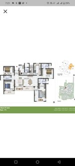 3 BHK + Servant Room 1930 Sq.Ft. Apartment in Prestige Park Grove