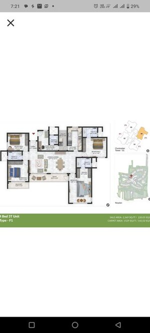 3 BHK Apartment For Sale in Prestige Park Grove, Whitefield