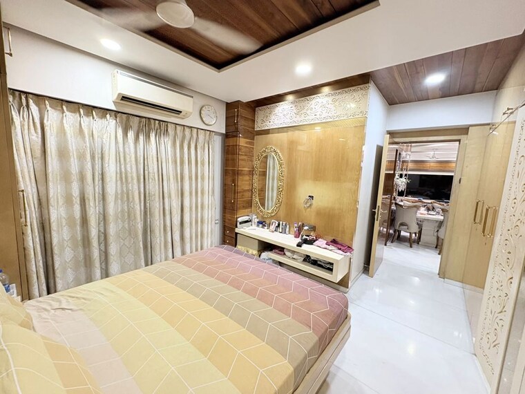 Bedroom, hubtown-sunstone 3 Bedroom 1300 Sq.Ft. Apartment In Bandra East Mumbai 10588538