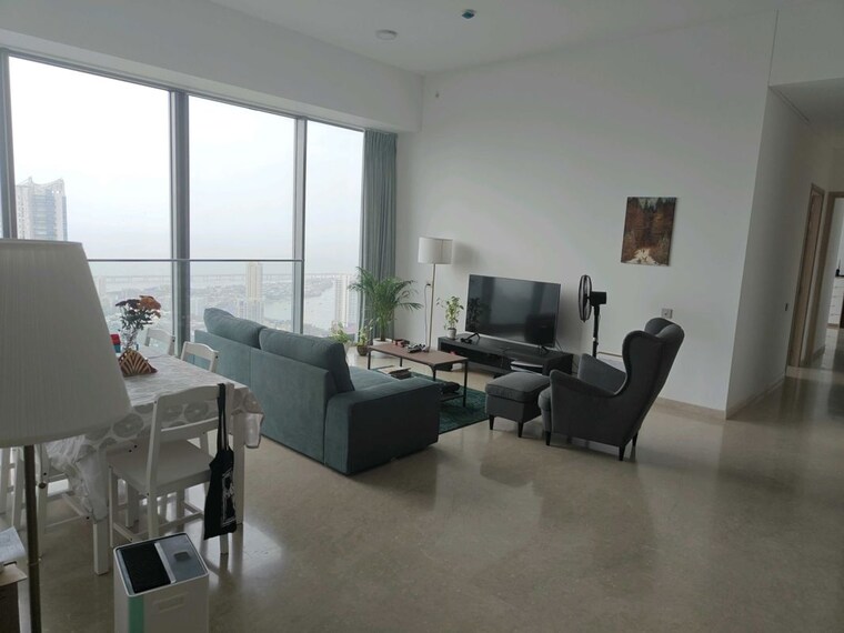 Living Room, rustomjee-crown 4 Bedroom 2500 Sq.Ft. Apartment In Prabhadevi Mumbai 10588557