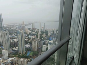 Balcony in 4 BHK Apartment at Rustomjee Crown, Prabhadevi – for Rent