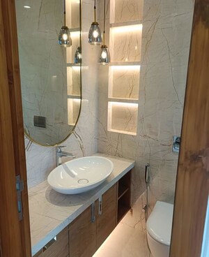 Bathroom in 2 BHK Apartment at Indiabulls Blu, Worli – for Rent