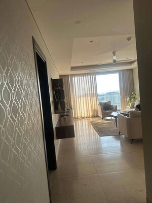 Living Room in 3.5 BHK Apartment at Shapoorji Pallonji Joyville Tower Crown, Sector 102 – for Rent