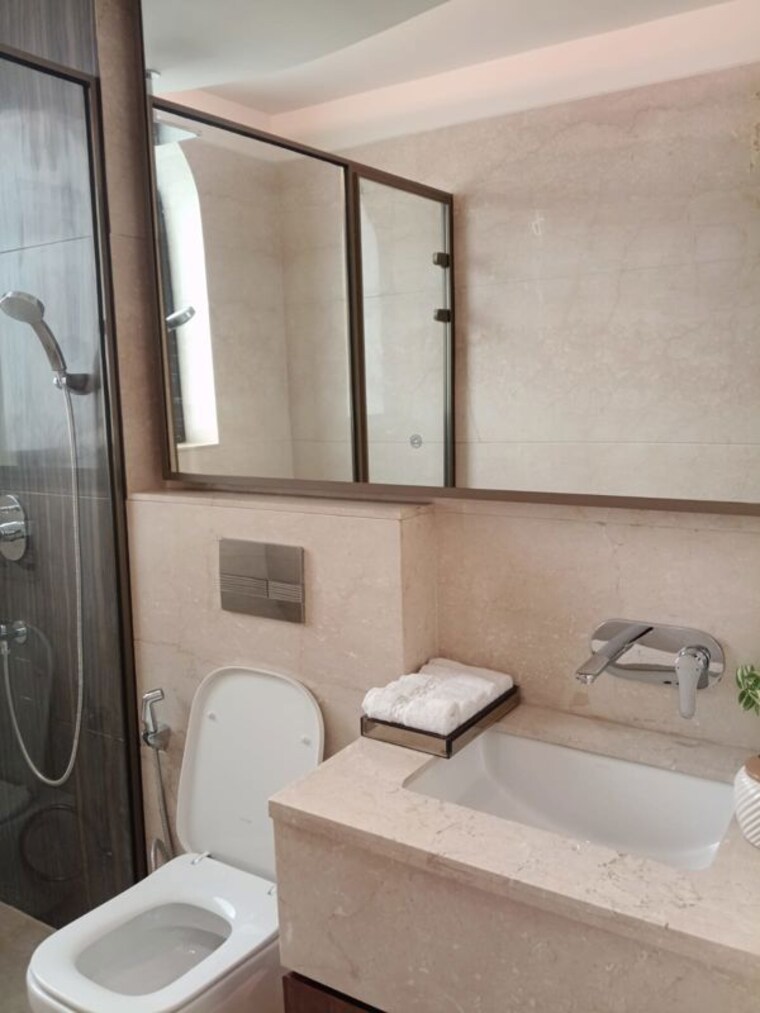 Bathroom, central-park-3-the-room Studio 969 Sq.Ft. Apartment In Sohna Sector 33 Gurgaon 10586752