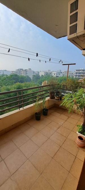 Balcony in 3 BHK Apartment at Wazirabad – for Rent