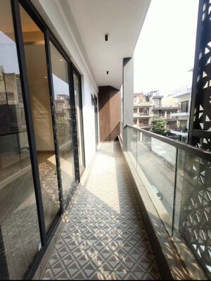 Balcony in 3 BHK Builder Floor at Panchsheel Enclave – for Sale