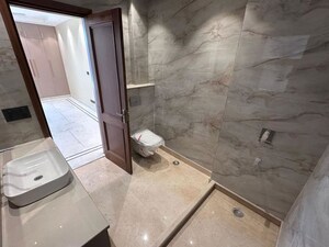 Bathroom in 3 BHK Builder Floor at Sarvodaya Enclave – for Rent