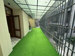 Balcony in 3 BHK Builder Floor at Sarvodaya Enclave – for Rent