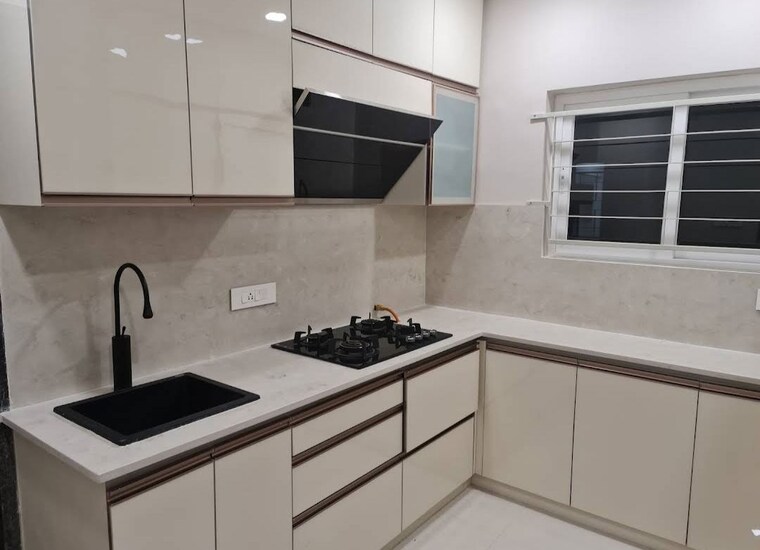 Kitchen, my-home-vihanga 1 RK 500 Sq.Ft. Apartment In Gachibowli Hyderabad 10168375