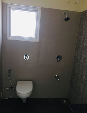 Bathroom in 2 BHK Apartment at Cybercity Rainbow Vistas Rock Gardens, Hi Tech City – for Rent
