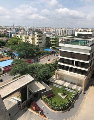 2 BHK Apartment – Exterior View View at Cybercity Rainbow Vistas Rock Gardens, Hi Tech City - for Rent