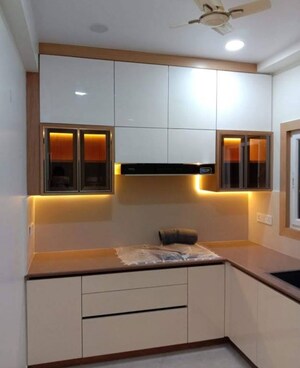 Kitchen in 2 BHK Apartment at Cybercity Rainbow Vistas Rock Gardens, Hi Tech City – for Rent