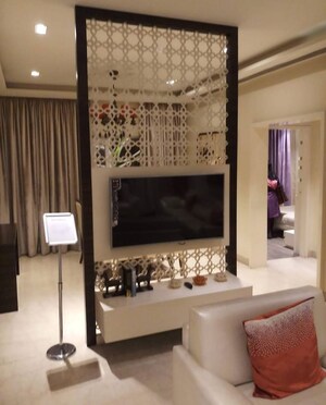 Living Room in 2 BHK Apartment at Cybercity Rainbow Vistas Rock Gardens, Hi Tech City – for Rent