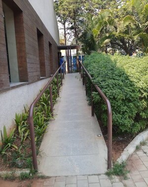 Balcony in 2 BHK Apartment at Cybercity Rainbow Vistas Rock Gardens, Hi Tech City – for Rent